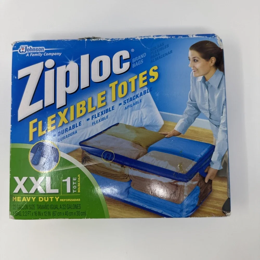 (1) Ziplock XXL Flexible Tote 22 GAL 2.2' x 16